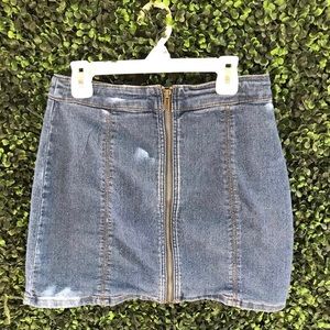 F21 DENIM SKIRT